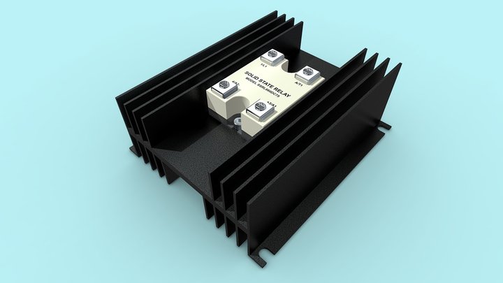 Solid State Relay with FHS 3D Model