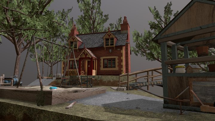 DAE Diorama-Grandma's House 3D Model