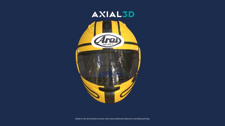 Arai Dunlop Helmet 3D Model
