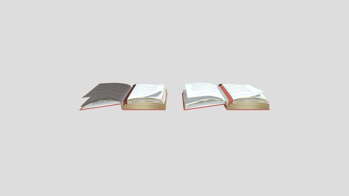 Book 3D Model