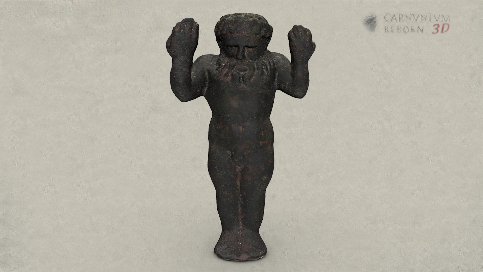 Statuette des Atlas — Sketchfab embed 3D viewer
