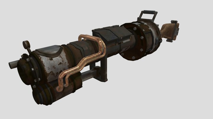 Rail_Spike_Gun_SP 3D Model