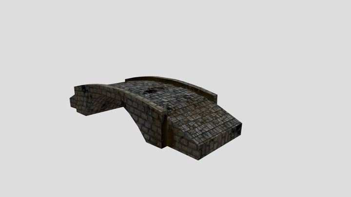 Medieval Bridge 3D Model