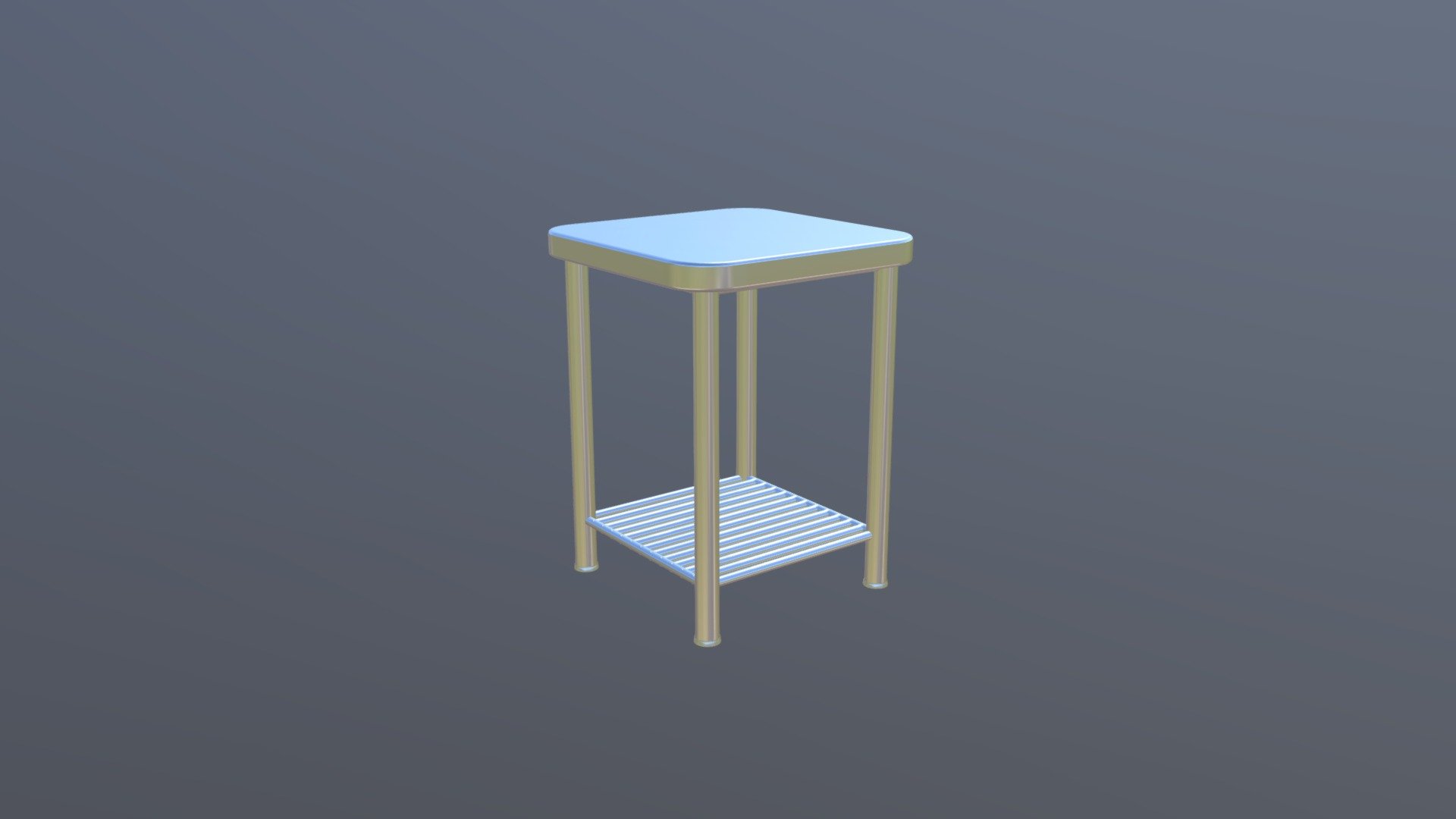 Aluminum End Table