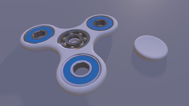 Hand Spinner 3D Model