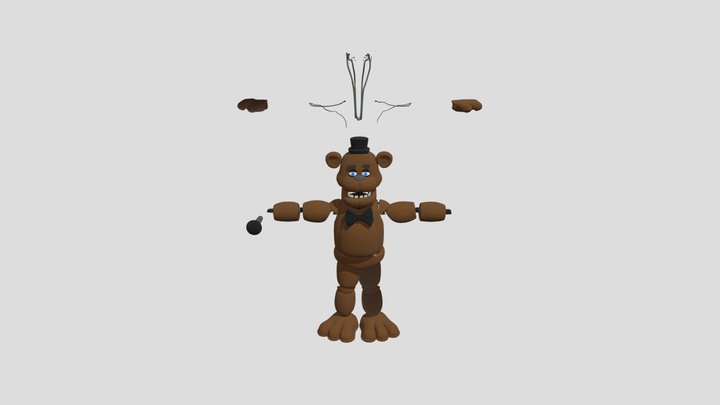 Movie Freddy 2025 3D Model