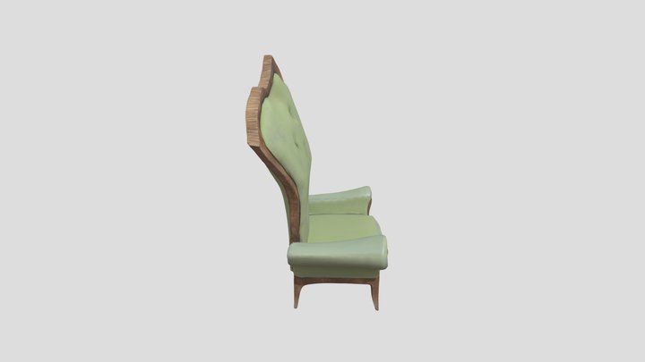 Fantasy Game Armchair_Generated with Tripo3D