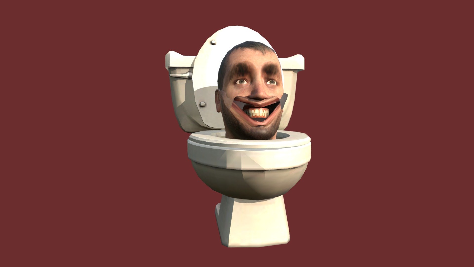 Male 02 Skibidi Toilet Animation (Full Face Rig) - 3D model by NOB  (@gmanhl2) [ae1ebc5]