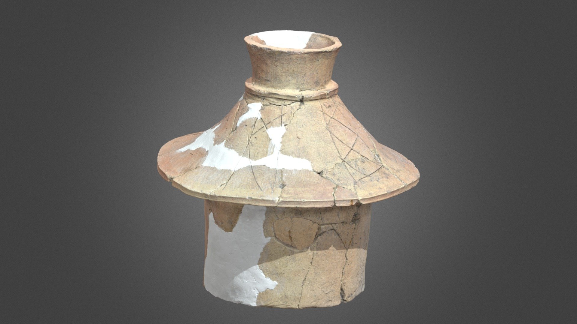 蓋形埴輪2 （Umbrella-shaped haniwa） - 3D model by 大手前大学史学研究所 OTEMAE ...