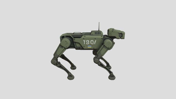 Robo Doge 3D Model