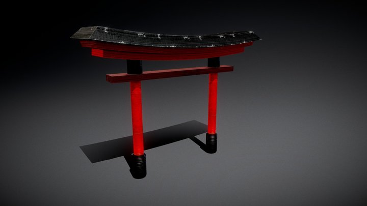 Japanese Arch 3D Model