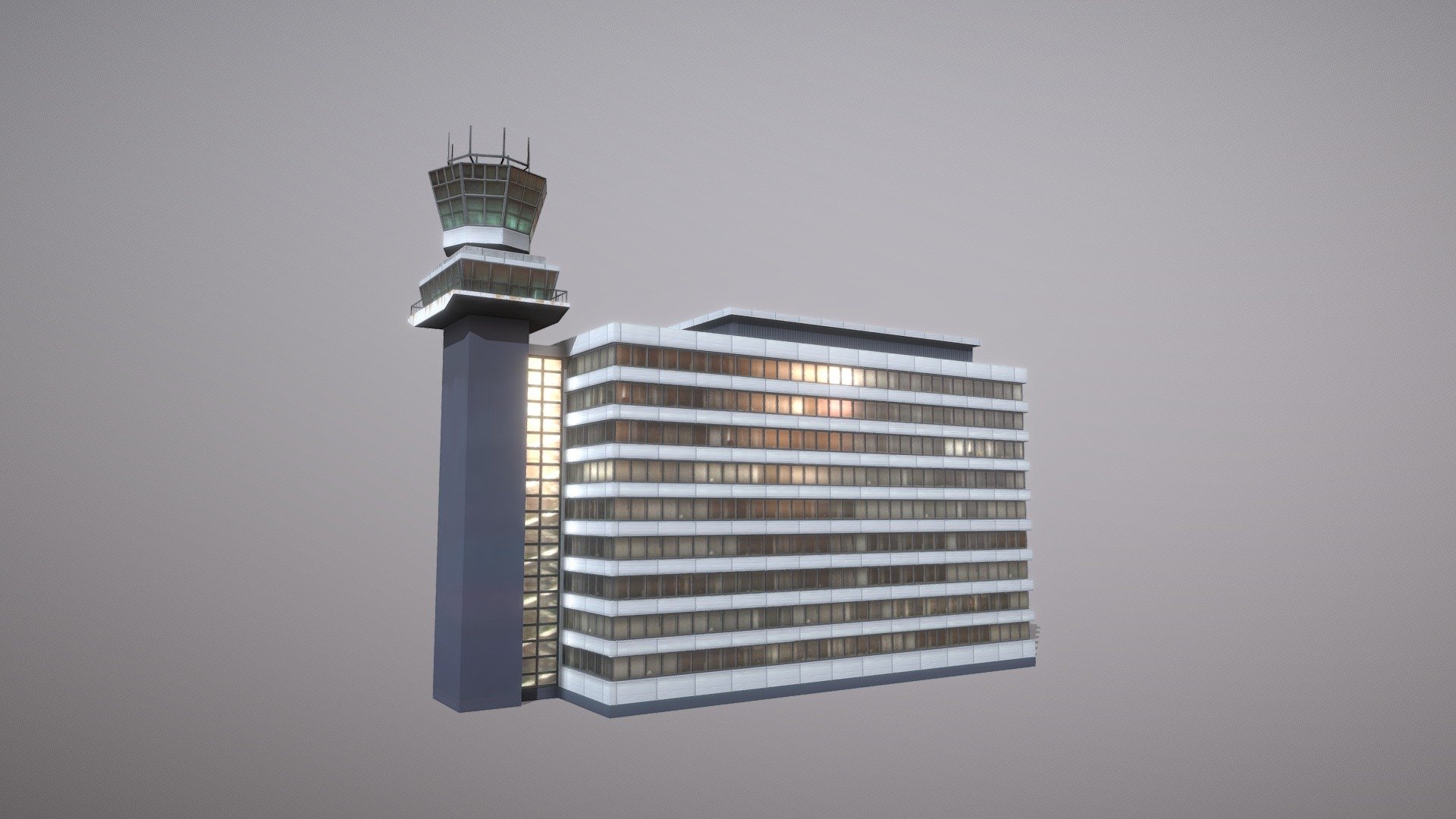 Airport Control Tower EHAM Building Tower