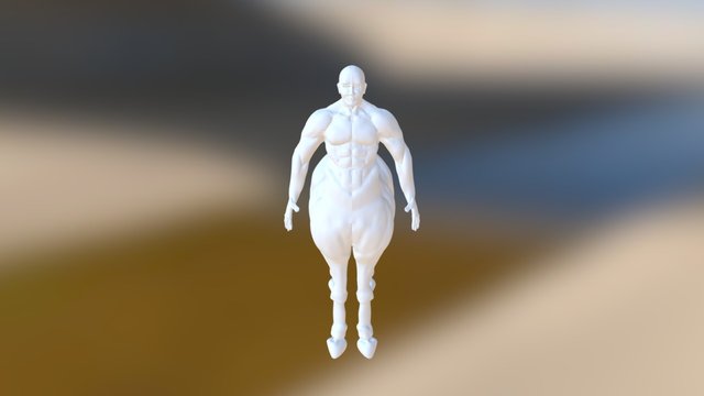 Centauro Bodybuilder 3D Model