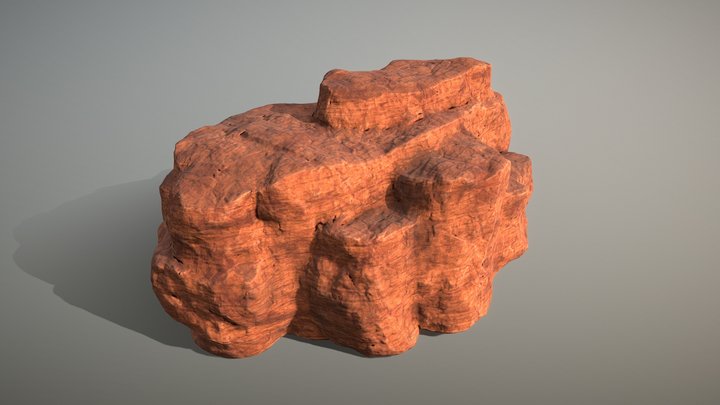 Desert Cliff 9 3D Model