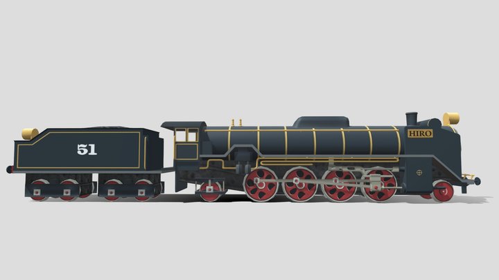 Hiro the Japanese Engine 3D Model