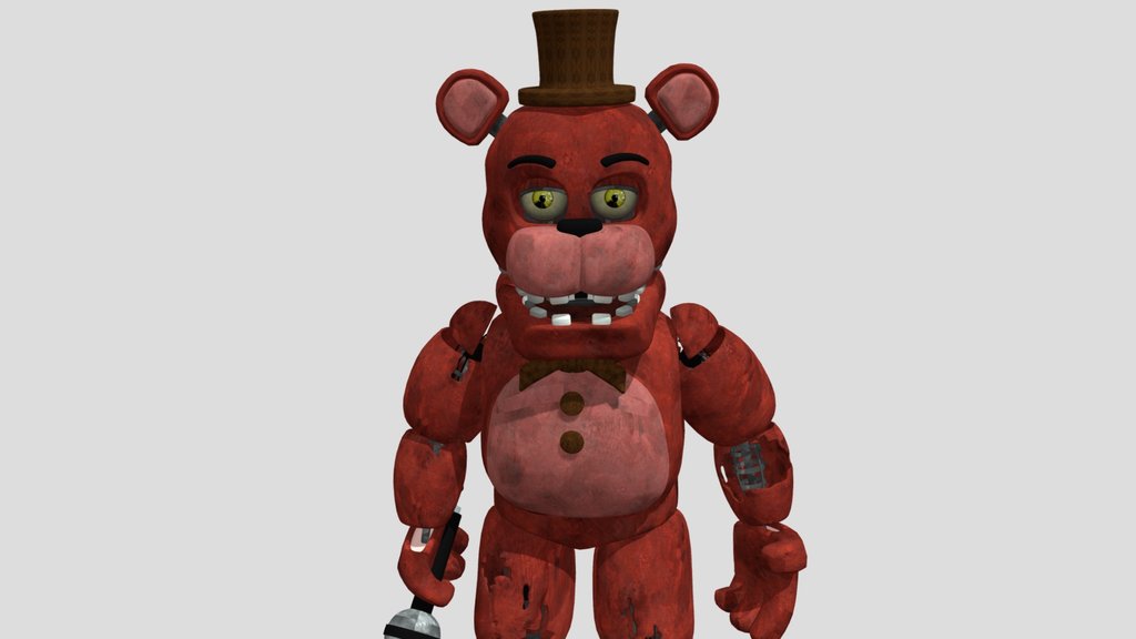 Withered Freddy swap places with foxy