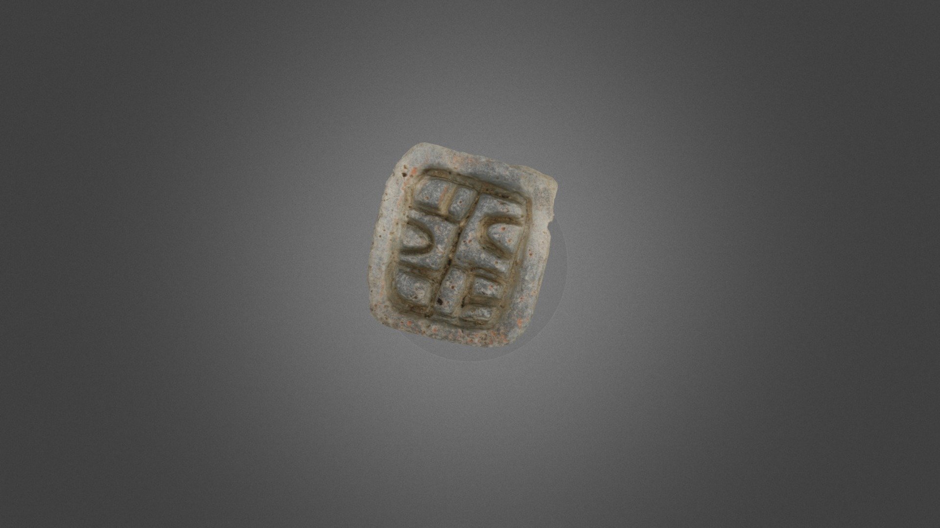 Square-shaped stone seal