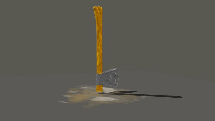 Stylized Axe 3D Model