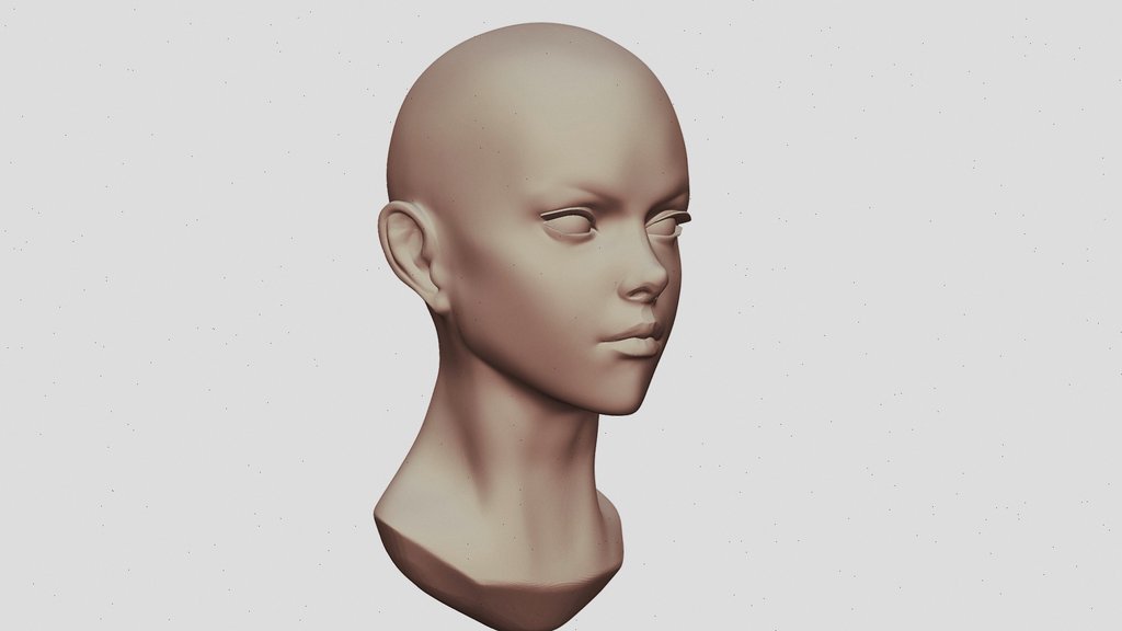 Female Head Sculpt