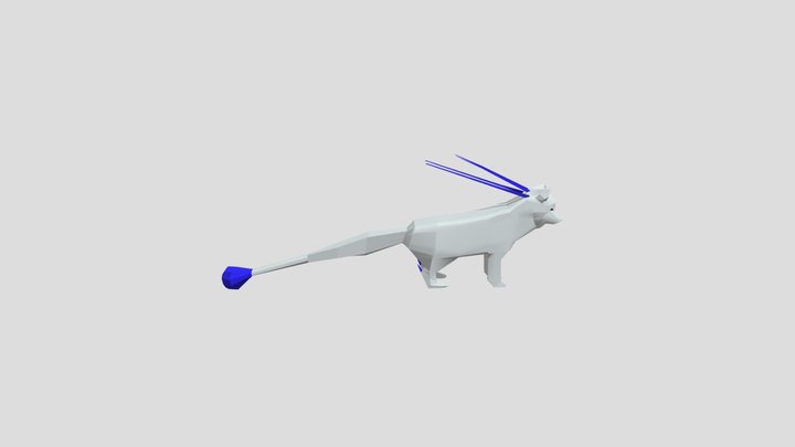 Fantacy Fox 3D Model