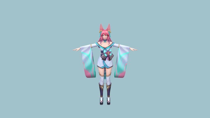 Ahri Spiritblossom model 3D Model