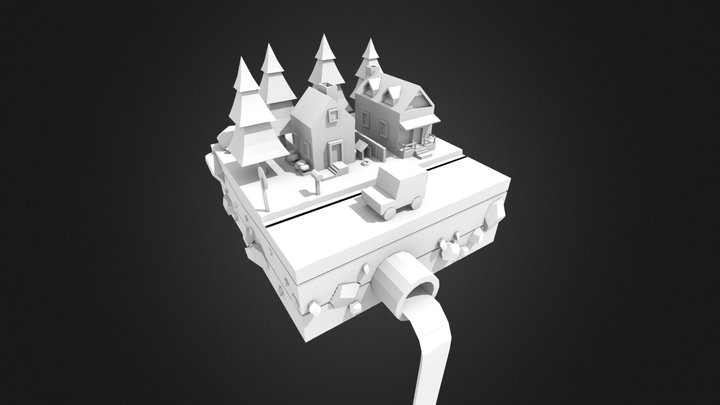 Winterfall 3D Model