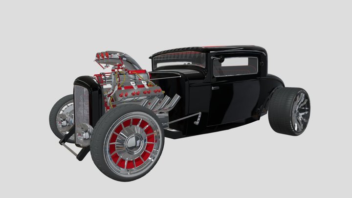 Hot- Road 3D Model