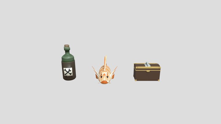 Props for an existing game 3D Model