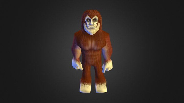 Low Poly Bigfoot Model 3D Model