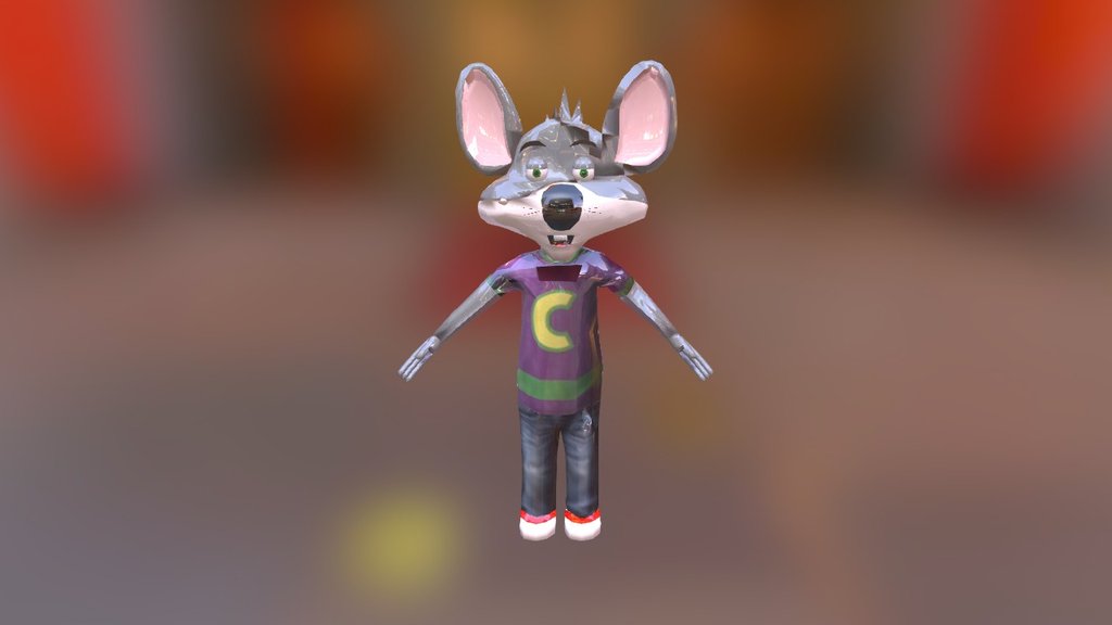 Chuck E Cheese - Download Free 3D model by Jonas_Rains (@jonas_rains ...