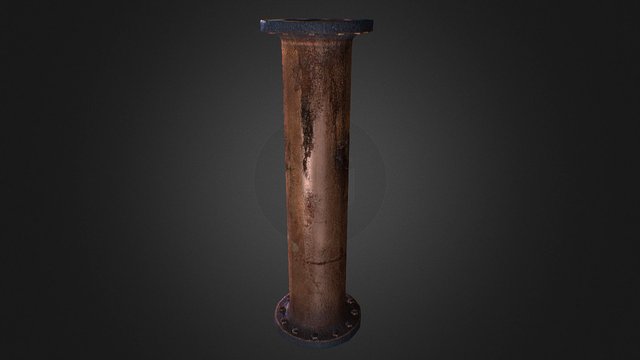 Rusty Pipe 3D Model