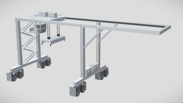 Crane Harbour 3D Model