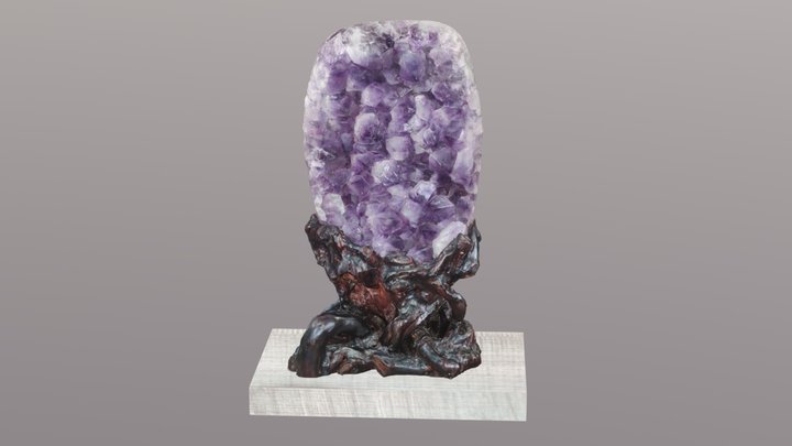 紫水晶矿石 3D Model