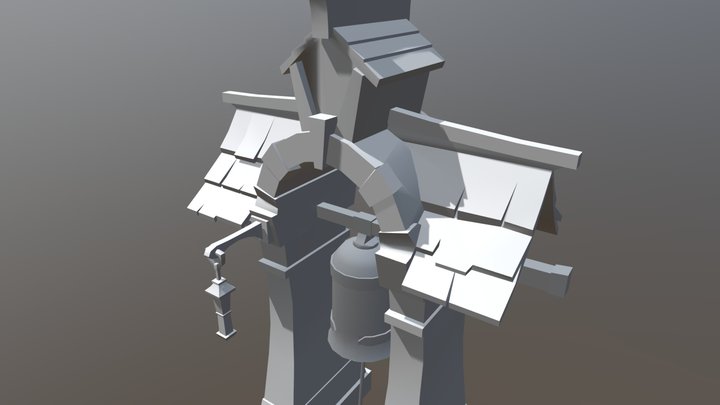 Bell Tower (Unpainted) 3D Model