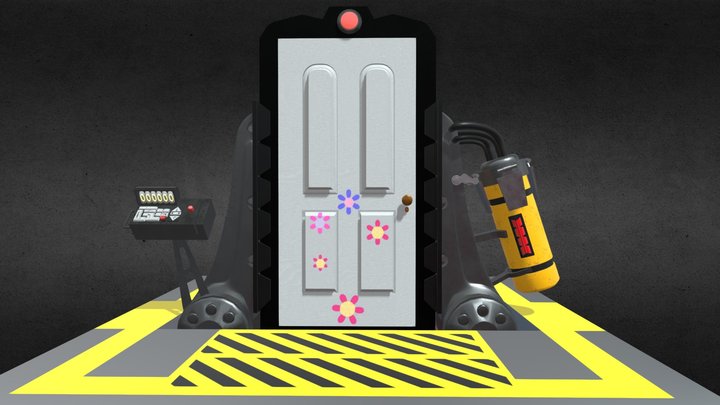 Porta Monstro S.A 3D Model