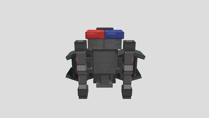 Upgrade police toilet 3D Model