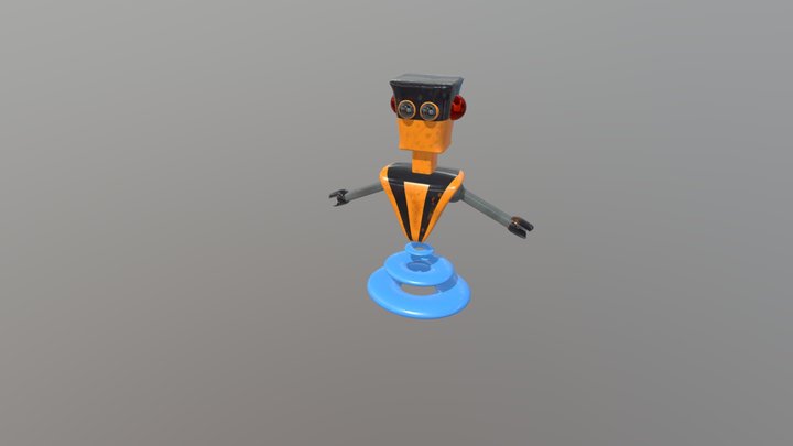 Character Creation High Poly Robot 3D Model
