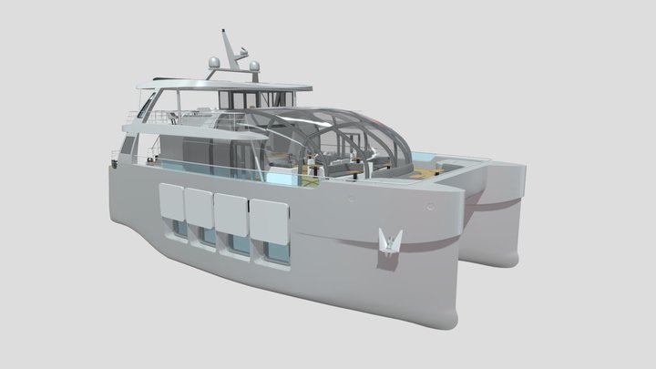 Hybrid Underwater Observer 3D Model