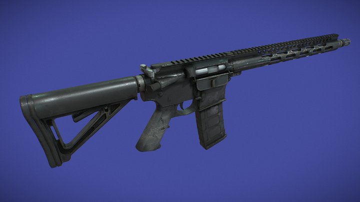 retextured Model AR15 – Free 3D Model STL