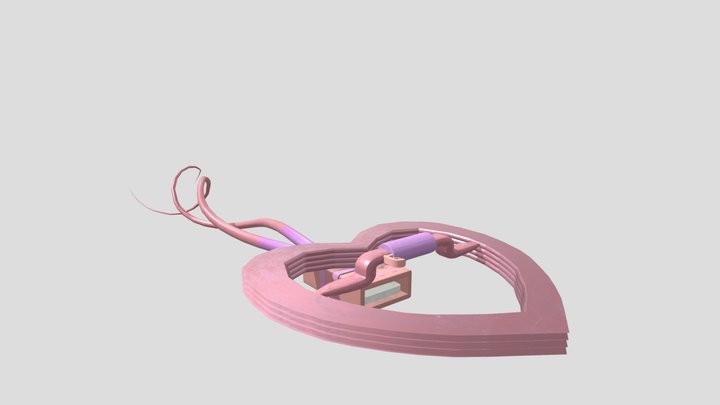 Heart Attack Dual Whip 3D Model