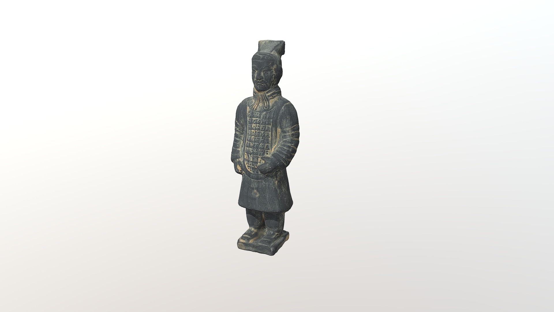 3D model Terracotta Army figurine - This is a 3D model of the Terracotta Army figurine. The 3D model is about a statue of a person.