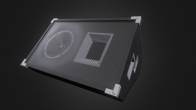 Stage Wedge Game Asset 3D Model