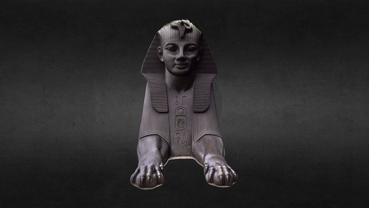 Sphinx (Cleopatra's Needle, London) 3D Model