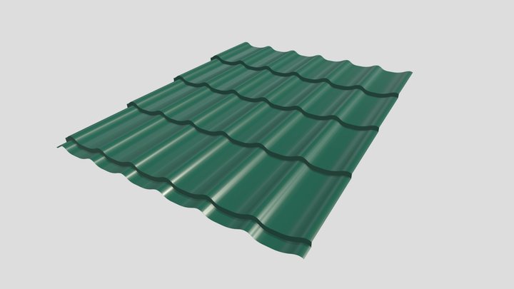 Steel roof Classic 3D Model