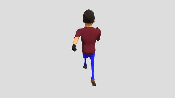 Pre Alpha Man 3D Model