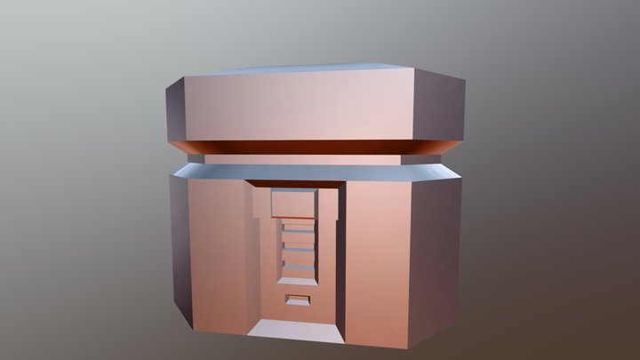 Overwatch Loot Crate 3D Model