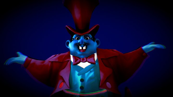 Director Lowpoly model 3D Model