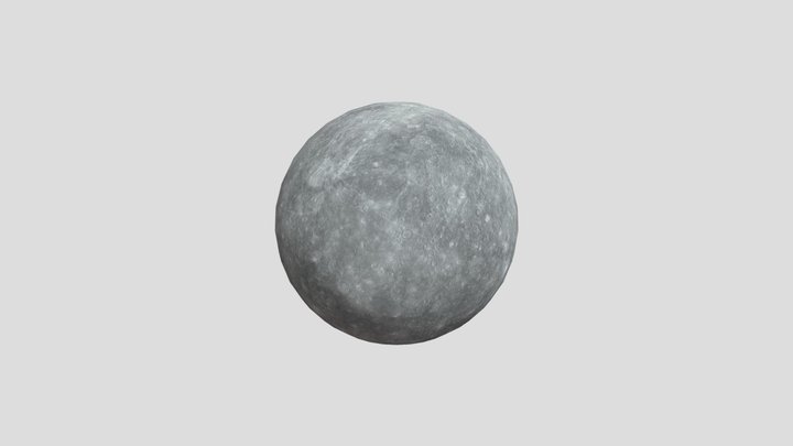 8k Mercury 3D Model