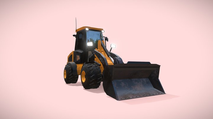Wheelloader 3D Model