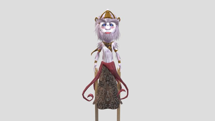 Wayang Golek of Hanoman 3D Model